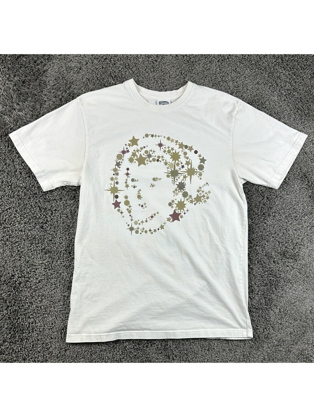 Billionaire Boys Club BBC T Shirt Mens Large L White Star Astronaut Face Logo